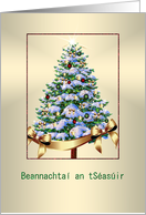 Christmas - Season’s Greetings - Celtic - Gaelic card