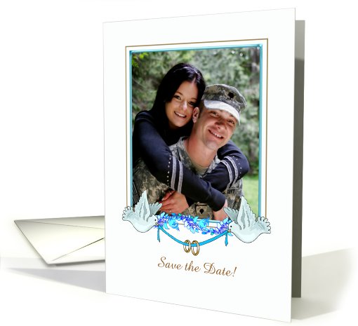 Save the Date - Wedding - Dove Frame card (912245)