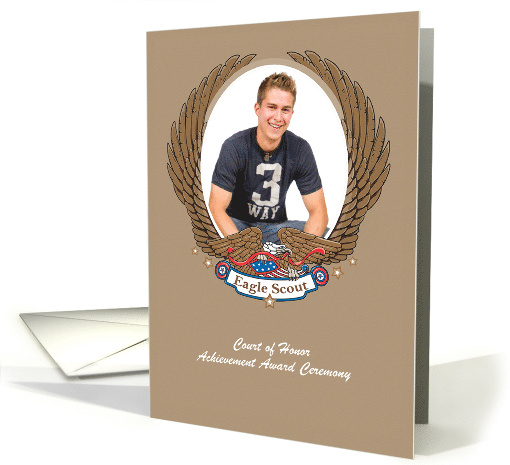 Invitation- Eagle Scout Court of Honor Ceremony card (915567)