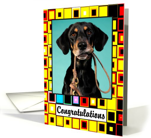 Congratulations - Geometric Pattern Photo card (921297)