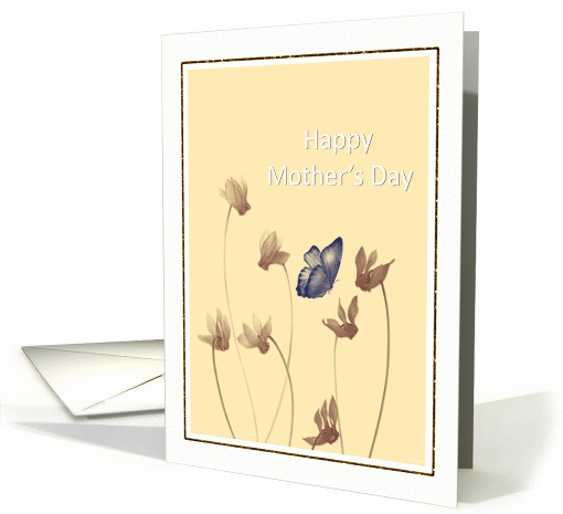 Mother's Day - Butterfly on the Wildflowers card (922411)