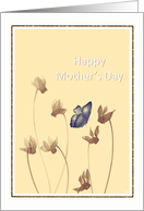 Mother’s Day - Butterfly on the Wildflowers card