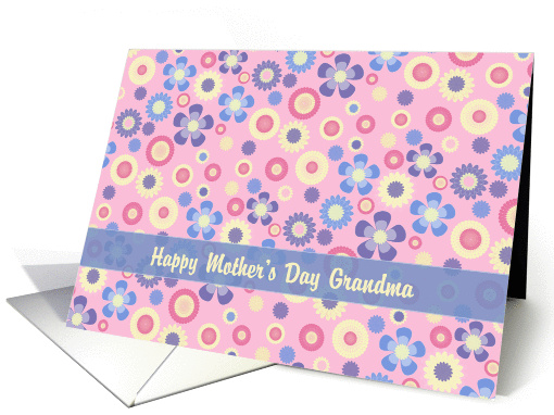Mother's Day - Grandma - Pastel Flowers Galore card (924599)