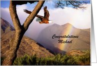 Congratulations - Eagle Scout Status - Customizable Name Card
