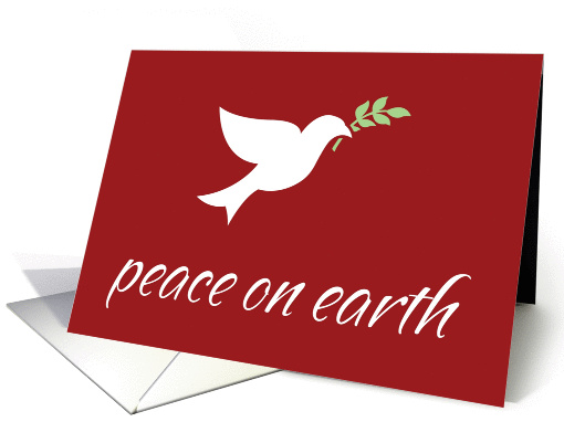 Peace Dove - Peace On Earth Red card (291025)