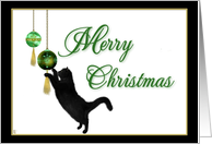Merry Christmas-Cat card