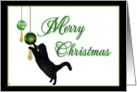 Merry Christmas-Cat card