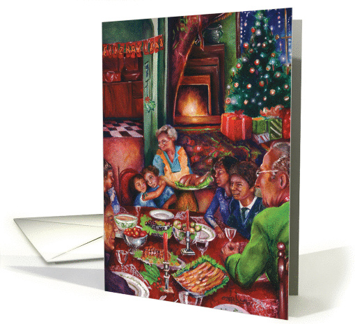 Latino Family Dinner card (291431)