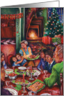 Latino Family Dinner card