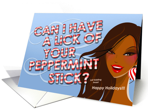Peppermint Stick card (298852)