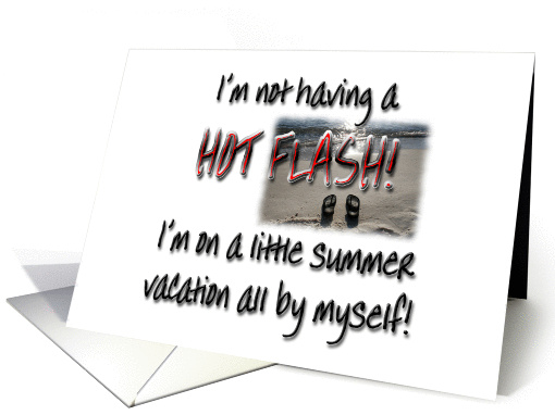 Hot Flash?  NOT! card (311658)