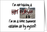 Hot Flash? NOT! card