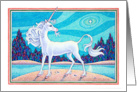 Unicorn and Star card