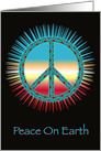 Southwestern Peace Symbol Peace On Earth card