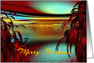 Tropical Christmas Wishes card