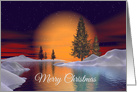 Sunset On The North Pole Horizon card