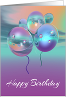 Balloons Up and Away card