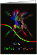 Lets All Tango and Dance The Night Away Invitation card