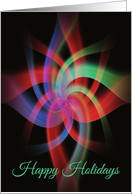 Colorful Kaleidoscope Ribbons card