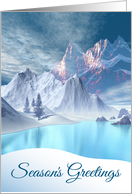 Rocky Mountain Tranquility By The Lake Shore card