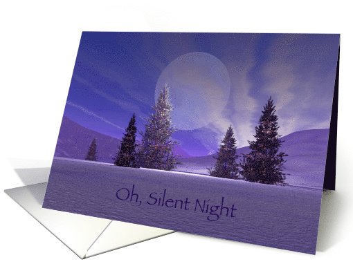 Oh Silent Night Blue Moon Serenity card (1472220)