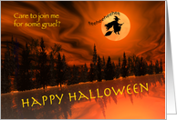 Come Join Me For Some Halloween Gruel ! card