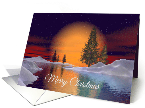 Sunset On The North Pole Horizon card (1473108)