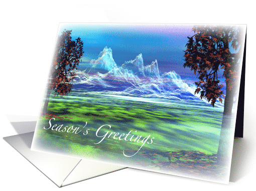 Crystal Mountains Pastel Sky card (294387)