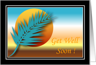 Sunset Horizon card