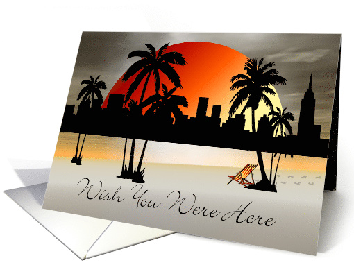 Wish You Were Here In The Midnight Sun card (441820)