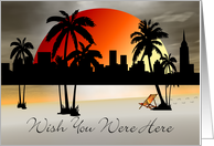 Wish You Were Here In The Midnight Sun card