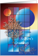 Season’s Greetings Through My Window card
