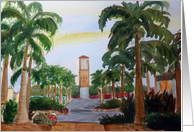 Between the Coconut Trees card