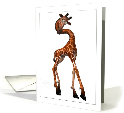 Toon Giraffe card (303560)