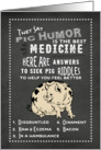 Pig Humor Riddles Get Well card