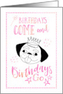 Pug Funny Birthday card