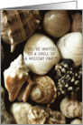 You’re Invited To A Shell Of A Holiday Party Invitation card