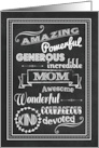 Mother’s Day Chalkboard card