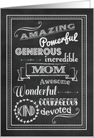 Mother’s Day Chalkboard card