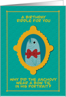 Dad Joke Birthday Riddle card