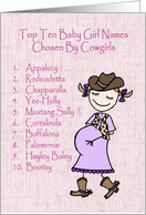 Cowgirl Baby Girl Names card