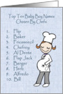 Chef Baby Boy Names card