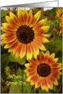 Mother’s Day Sunflowers card