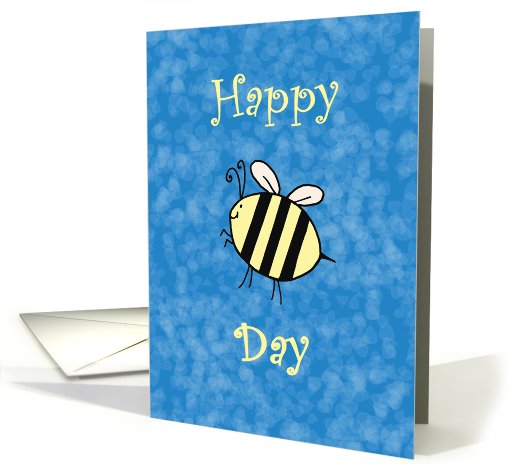 Happy Bee Day card (423168)