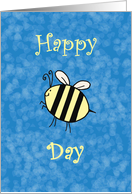 Happy Bee Day card