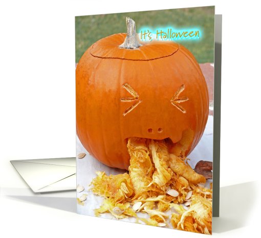 Halloween Overindulge card (518514)