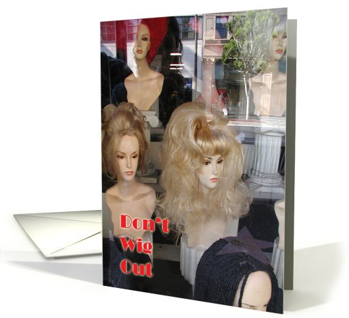 Wigs In A Window card (559076)
