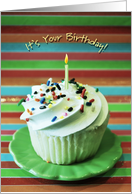 Cupcake Happy Birthday card