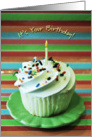 Cupcake Happy Birthday card