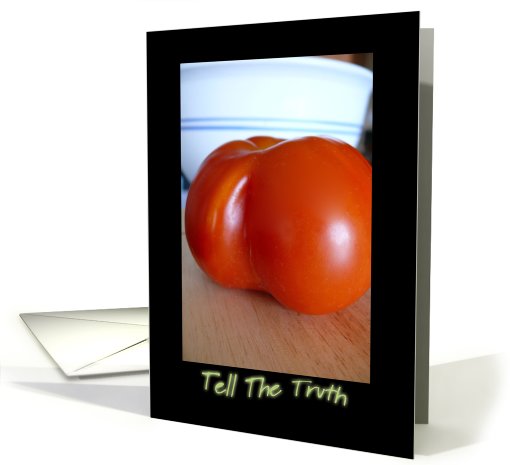 Tomato Derriere card (631647)